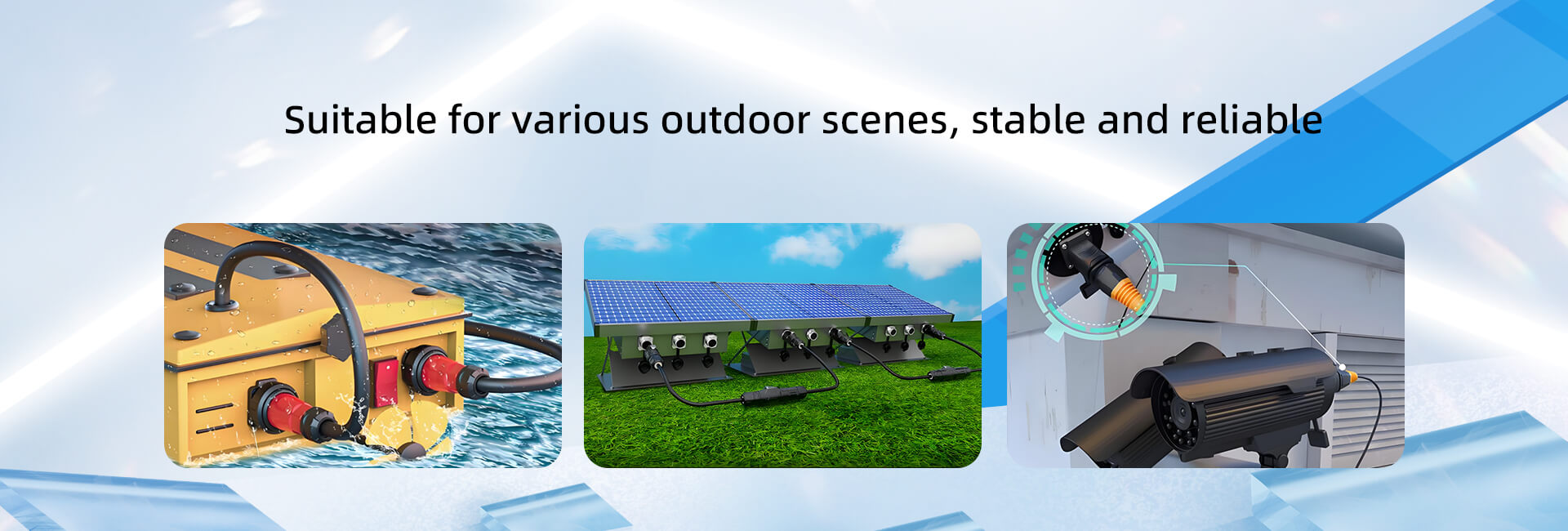 Suitable for various outdoor scenes, stable and reliable