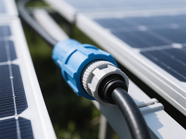 Application and technical analysis of outdoor waterproof connectors in new energy photovoltaic panels