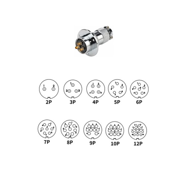 GX25系列 公母头对插/空中对接